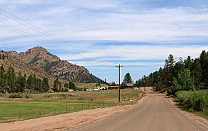 Westcreek Road in Westcreek.