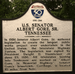 Al Gore Sr plaque