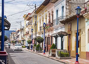 Calle Bolívar in Cotacachi