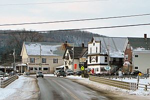 Town center looking west along Gale St. (VT 114)