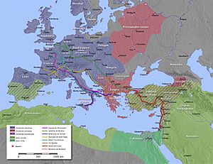 Carte de la premiere croisade