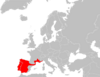 Chalcides striatus range Map.png