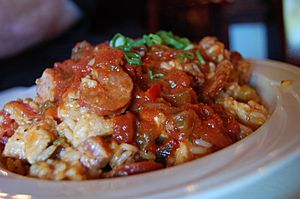 Chicken jambalaya at Russo's