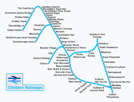 Chiltern Railways network.svg