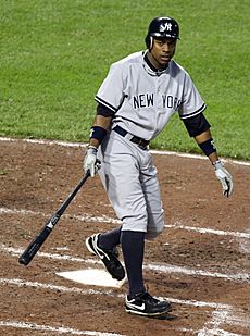 Curtis Granderson at bat 2011