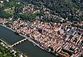 Heidelberg Altstadt Schloss Luftbild