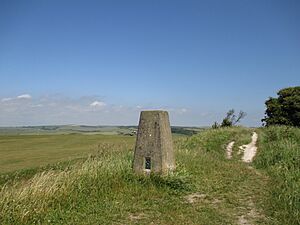 Hollingbury Castle trig point