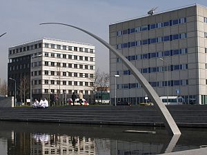 Maastricht, University hospital, Monument for Peter Debye