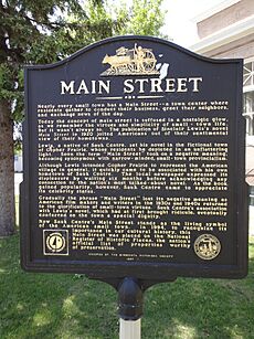 Main Street Sauk Centre sign