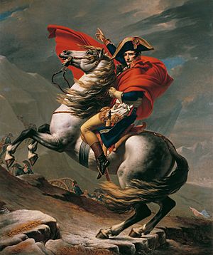 Napoleon at the Great St. Bernard - Jacques-Louis David - Google Cultural Institute