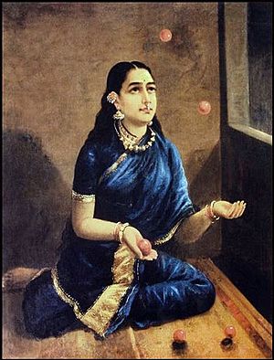 Raja Ravi Varma, Lady Juggler