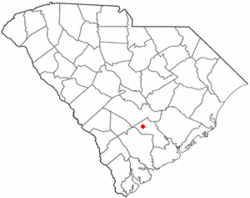 Location of St. George, South Carolina