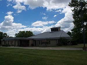 Saint Joan of Arc Church on Route 14 was built in 1987