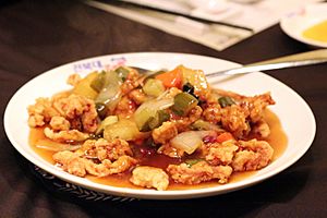 Tangsuyuk (Korean Chinese sweet and sour pork)