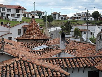 Tejados y casas blancas