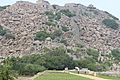 Throne in Gingee Fort Hill