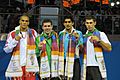 Vijender Singh with commonwealth medal