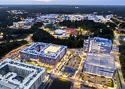 Aerial view of Downtown Columbia