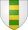 Blason ville fr Caudeval (Aude)