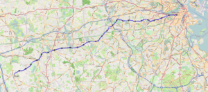Boston Marathon route