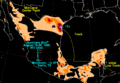 Bret 1999 rainfall