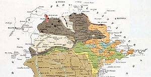 Cropped Geological map of Palencia