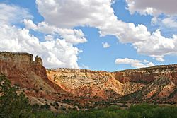 Ghost Ranch redrock cliffs