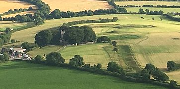 Hill of Tara aerial view