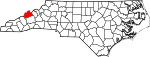 State map highlighting Madison County