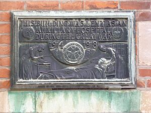 Plaque outsie Strood Methodist Church