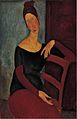 Portrait-of-the-Artist's-Wife 1918 Amedeo Modigliani