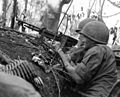 Soldiers Laying Down Covering Fire