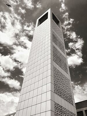 The tower at Uganda's parliament