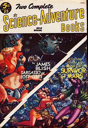 Two complete science adventure books 1953spr n8