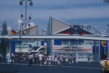 WEST GERMAN PAVILION AT EXPO 86, VANCOUVER, B.C.