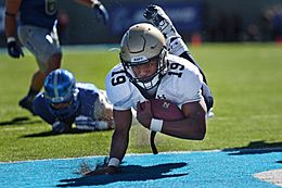 Warrior Games athletes honored at Navy-Air Force football game 141004-D-DB155-022