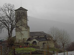 The Church of Fanlo under the blizzard