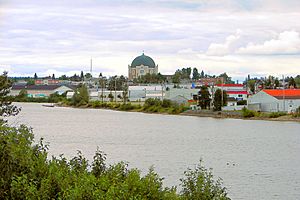 Skyline of Amos and the Harricana River