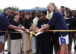 Angola Basketball dedication 2007