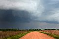 Attwater Prairie Chicken National Wildlife Refuge, April storm arriving