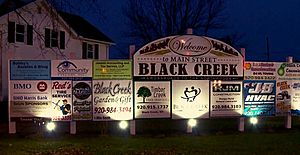 BlackCreekWisconsinMainStreetEntranceSign