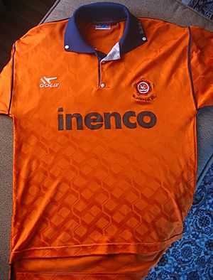 Blackpool home shirt 1992-93