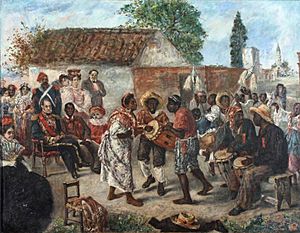 Candombe federal, época de Rosas