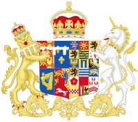 Coat of Arms of Augusta of Saxe-Gotha-Altenburg, Princess of Wales.svg