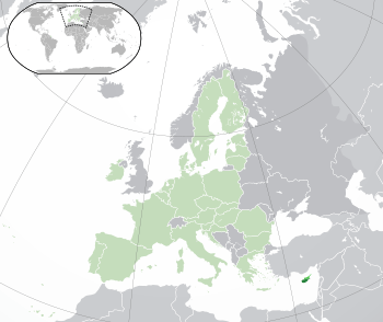 Location of Cyprus