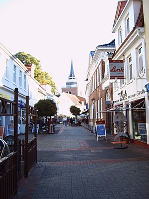 Pedestrian zone in Aurich