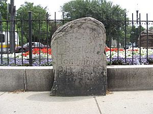 Jamaica Plain mile marker