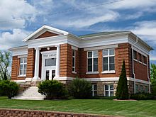 Ladysmith Carnegie Library, designed by Claude and Starck. It is now operated as a bed and breakfast inn.