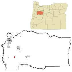 Location in Oregon