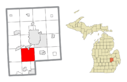 Location within Genesee County